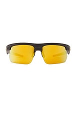 Oakley Bisphaera Polarized Sunglasses in Black & Yellow, view 1, click to view large image.