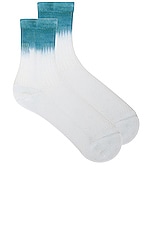 On All Day Sock in White & Wash, view 1, click to view large image.