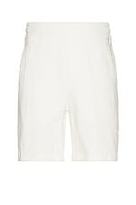 On Sweat Shorts in Undyed White, view 1, click to view large image.