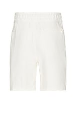 On Sweat Shorts in Undyed White, view 2, click to view large image.