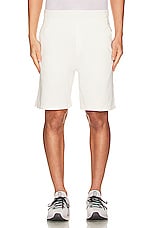 On Sweat Shorts in Undyed White, view 4, click to view large image.