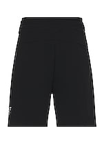 On Hybrid Shorts in Black, view 2, click to view large image.