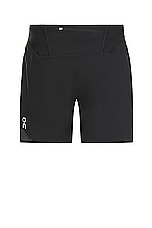 On 5&quot; Lightweight Shorts in Black, view 2, click to view large image.