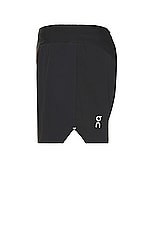 On 5&quot; Lightweight Shorts in Black, view 3, click to view large image.