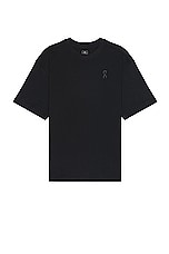 On x BEAMS Japan Relaxed T in Black, view 2, click to view large image.