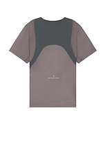 On x Post Archive Faction (PAF) T-shirt in Eclipse & Shadow, view 2, click to view large image.