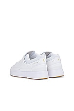 On The Roger Centre Court Sneaker in White & Gum, view 3, click to view large image.