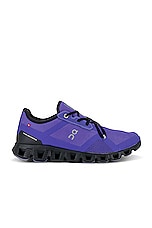 On Cloud X 3 Ad Sneaker in Blueberry & Black, view 1, click to view large image.