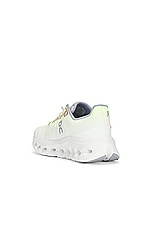 On Cloudtilt Sneaker in Lime & Ivory, view 3, click to view large image.