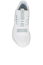On Cloudnova Sneaker in Undyed White & Glacier, view 4, click to view large image.