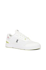 On The Roger Spin Sneaker in Undyed & Zest, view 2, click to view large image.