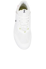 On The Roger Spin Sneaker in Undyed & Zest, view 4, click to view large image.
