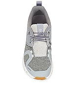 On Cloud 5 Terry Sneaker in Glacier & White, view 4, click to view large image.