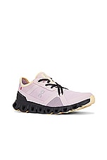 On Cloud X 3 Ad Sneaker in Mauve & Magnet, view 2, click to view large image.