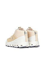 On Cloudroam Waterproof Sneaker in Savannah & Ivory, view 3, click to view large image.