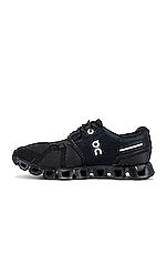 On Cloud 5 Sneaker in Black, view 5, click to view large image.