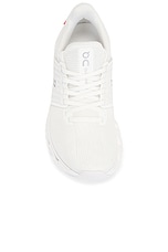 On Cloudswift 3 Ad Sneaker in Undyed White & White, view 4, click to view large image.