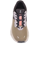 On Cloudrunner 2 Waterproof Sneaker in Olive & Mahogany, view 4, click to view large image.