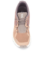 On Cloud 5 Sneaker in Rosebrown & Fog, view 4, click to view large image.