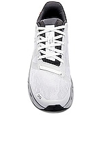 On Cloudgo Sneaker in White & Glacier, view 4, click to view large image.