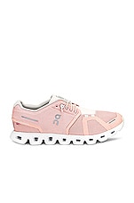 On Cloud 5 Sneaker in Rose & Shell, view 1, click to view large image.