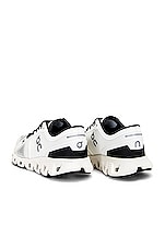 On Cloud X 3 Sneaker in White & Black, view 3, click to view large image.