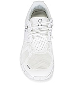 On Cloud 5 Sneaker in Undyed White, view 4, click to view large image.