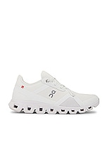 On Cloud X 3 Ad Sneaker in Undyed White & White, view 1, click to view large image.