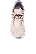 On Cloud 5 Sneaker in Shell & White, view 4, click to view large image.
