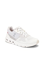 On Cloudrift Sneaker in White & Frost, view 2, click to view large image.