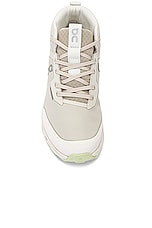 On Cloudroam Waterproof Sneaker in Ice & Limelight, view 4, click to view large image.