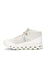 On Cloudroam Waterproof Sneaker in Ice & Limelight, view 5, click to view large image.