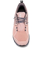 On Cloud 5 Waterproof Sneaker in Rose & Fossil, view 4, click to view large image.