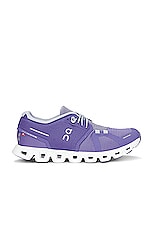On Cloud 5 Sneaker in Blueberry & Feather, view 1, click to view large image.