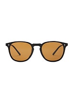 Oliver Peoples Finley 1993 Sunglasses in Black & Brown, view 1, click to view large image.