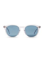 Oliver Peoples Desmon Polarized Sunglasses in Crystal, view 1, click to view large image.