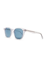 Oliver Peoples Desmon Polarized Sunglasses in Crystal, view 2, click to view large image.