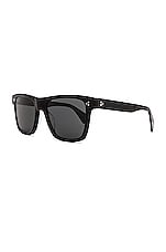 Oliver Peoples Casian Sunglasses in Black, view 2, click to view large image.