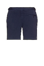 Orlebar Brown Bulldog Cotton Twill in Navy, view 2, click to view large image.