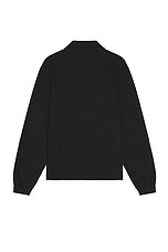 Our Legacy Lad Sweatshirt in Worn Black Athletic Rib, view 2, click to view large image.