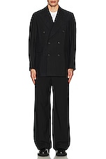 Our Legacy Sailor Trouser in Black Experienced, view 5, click to view large image.