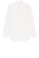 Our Legacy Classic Silk Shirt in White, view 1, click to view large image.