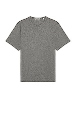 Our Legacy New Box T-Shirt in Grey Melange, view 1, click to view large image.