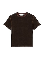 Our Legacy Tシャツ - Scoobie Stripe Velour | FWRD