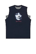 Our Legacy Reversible Gravity Tank in Swing Of Pendulum Hands Print, view 1, click to view large image.