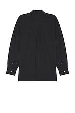 Our Legacy Borrowed Bd Shirt in Black Voile, view 2, click to view large image.