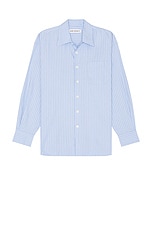 Our Legacy Borrowed Shirt in Big Daddy Stripe Oxford | FWRD