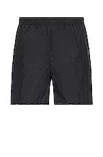 Our Legacy Drape Tech Trunks in Black, view 1, click to view large image.
