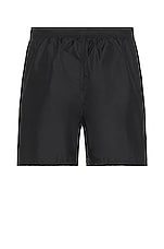 Our Legacy Drape Tech Trunks in Black, view 2, click to view large image.
