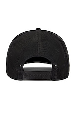 Palm Angels Trucker Hat in Black, view 2, click to view large image.